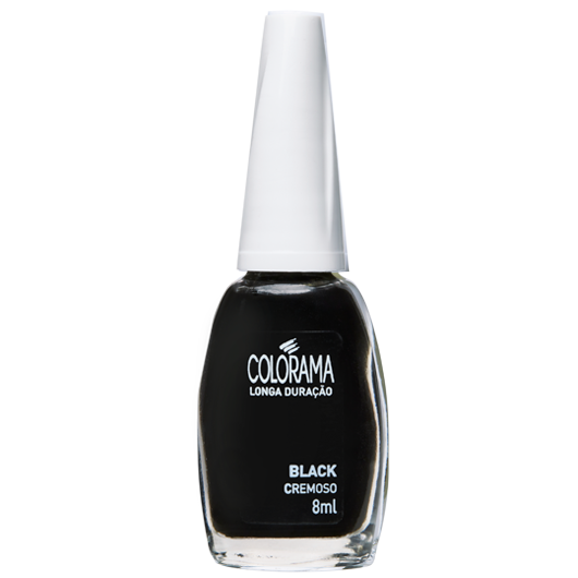 Colorama Black 8ml- Nail Polish