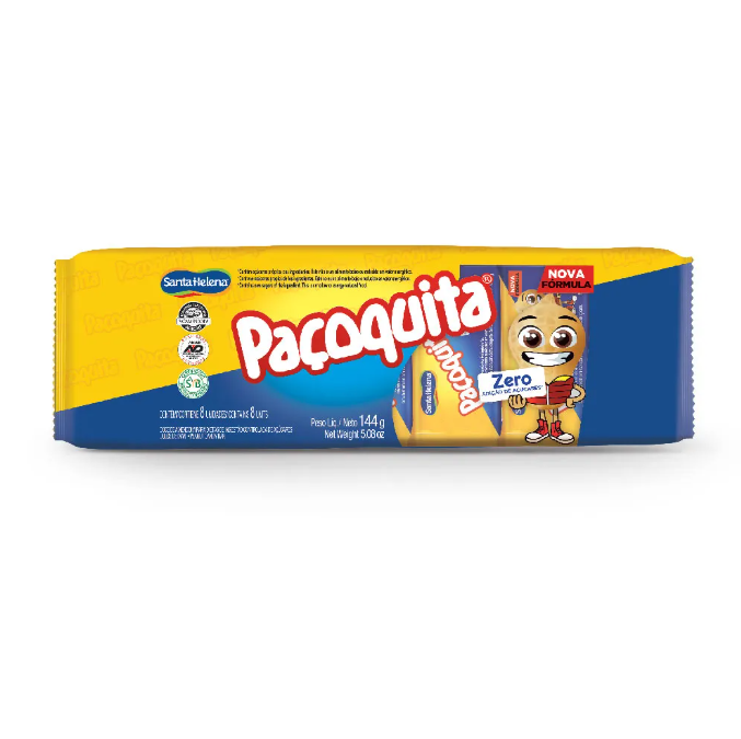 Santa Helena Pacoquita Zero 144g