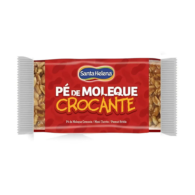 Santa Helena Pe de Moleque Crocante 45 unidades de 15g cada