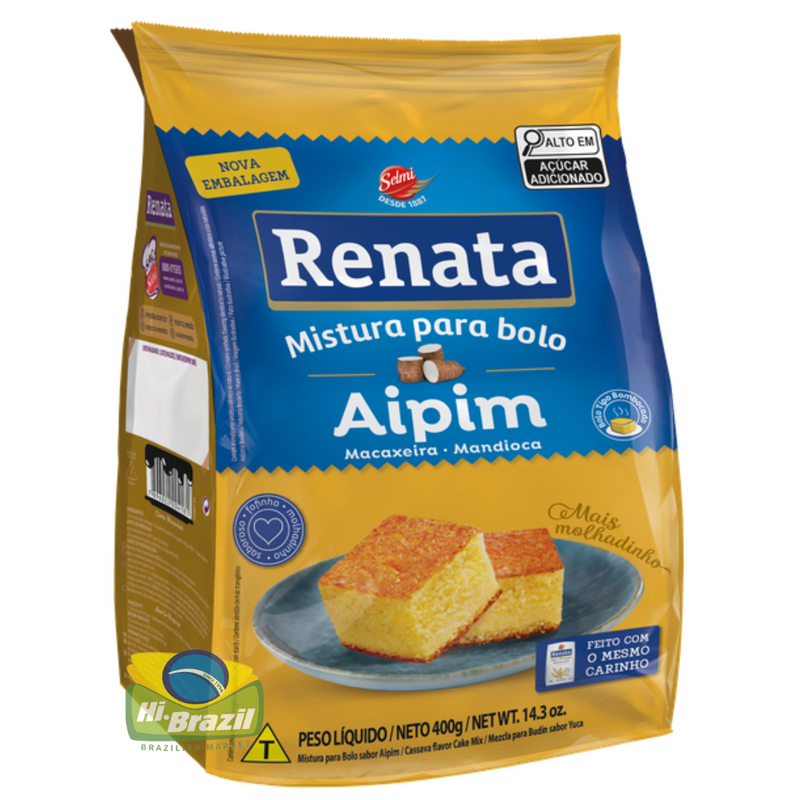Renata Mistura para Bolo sabor Mandioca (Aipim) 400g