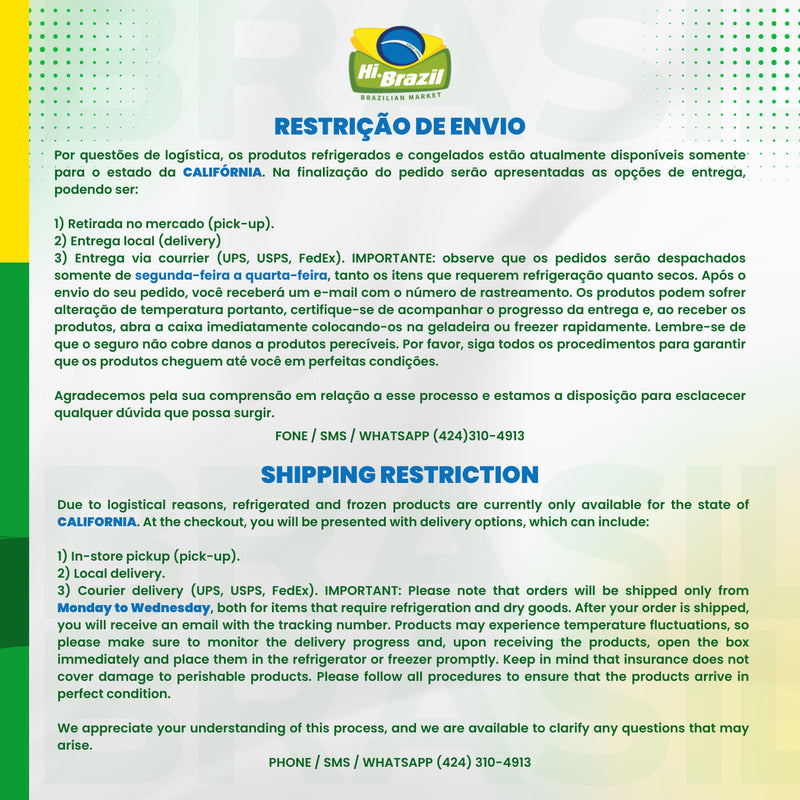 Bom Porto Lombo de Bacalhau Dessalgado Congelado 800g - Hi Brazil Market