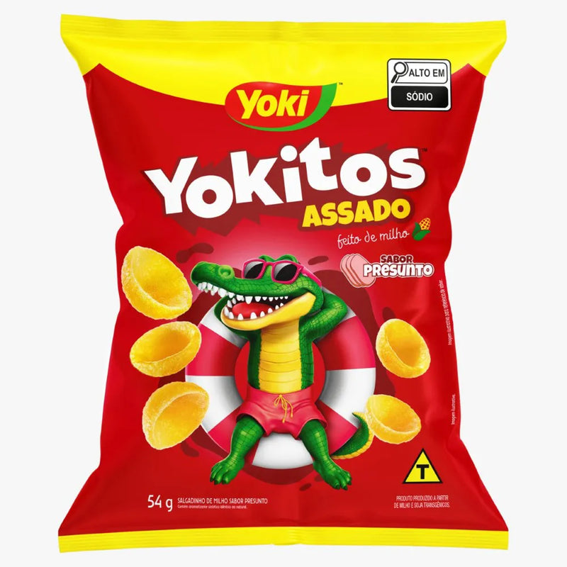 Yoki Yokitos Ham Flavored Seashell Snacks 54g 