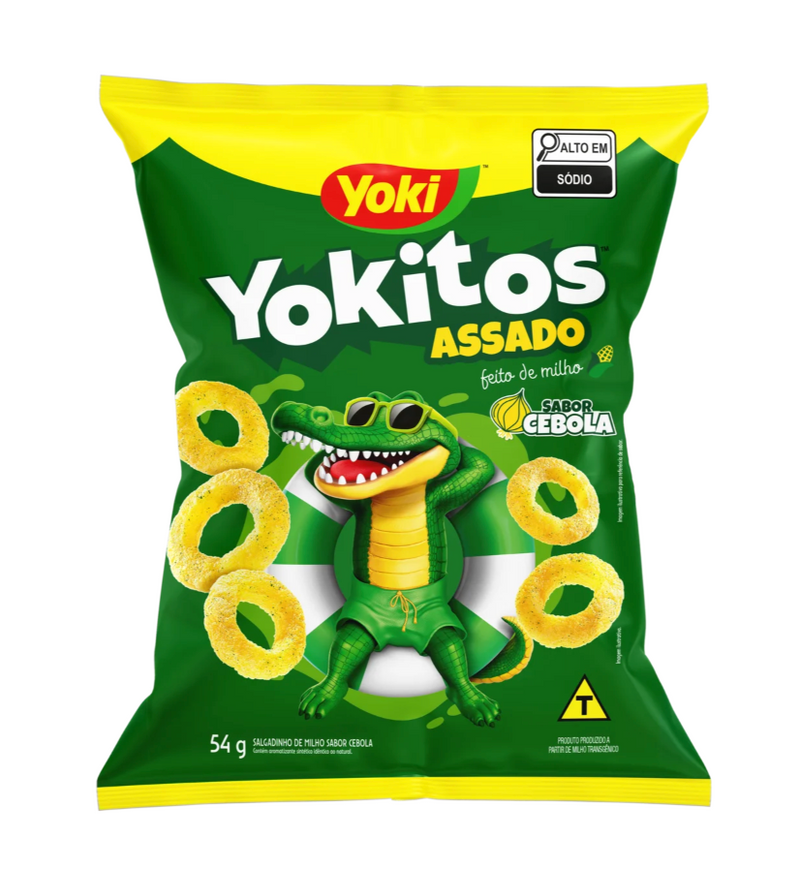 Yokitos Onion Flavored Corn Snacks 54g
