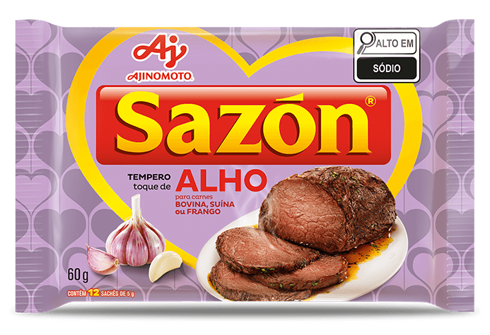 Sazon Lilas Alho 60g