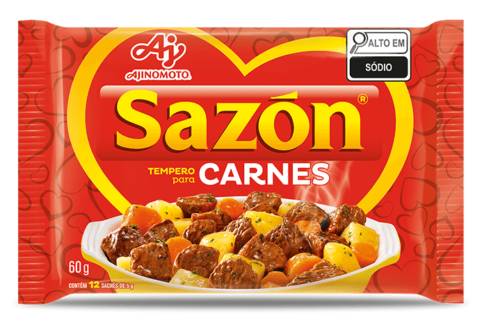 Sazon Vermelho Carnes 60g