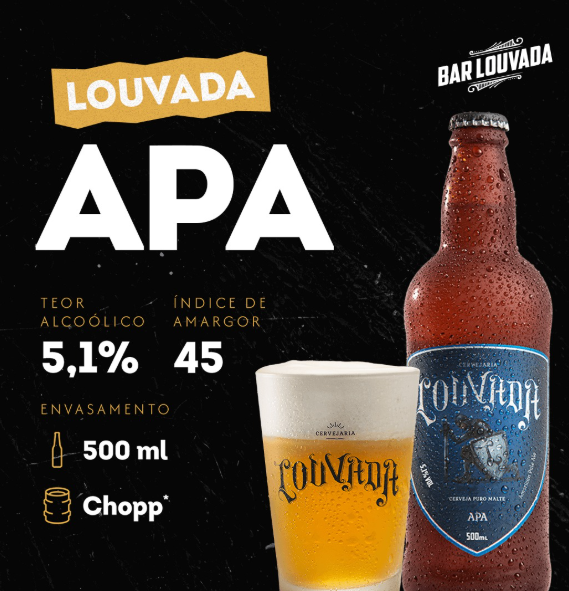 Louvada Apa Beer 500ml