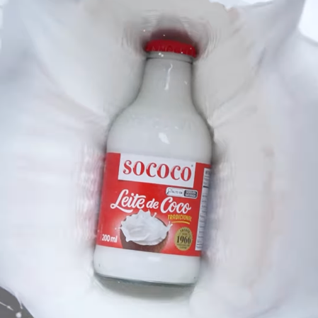 Sococo Leite de Coco vidro 200ml - Hi Brazil Market