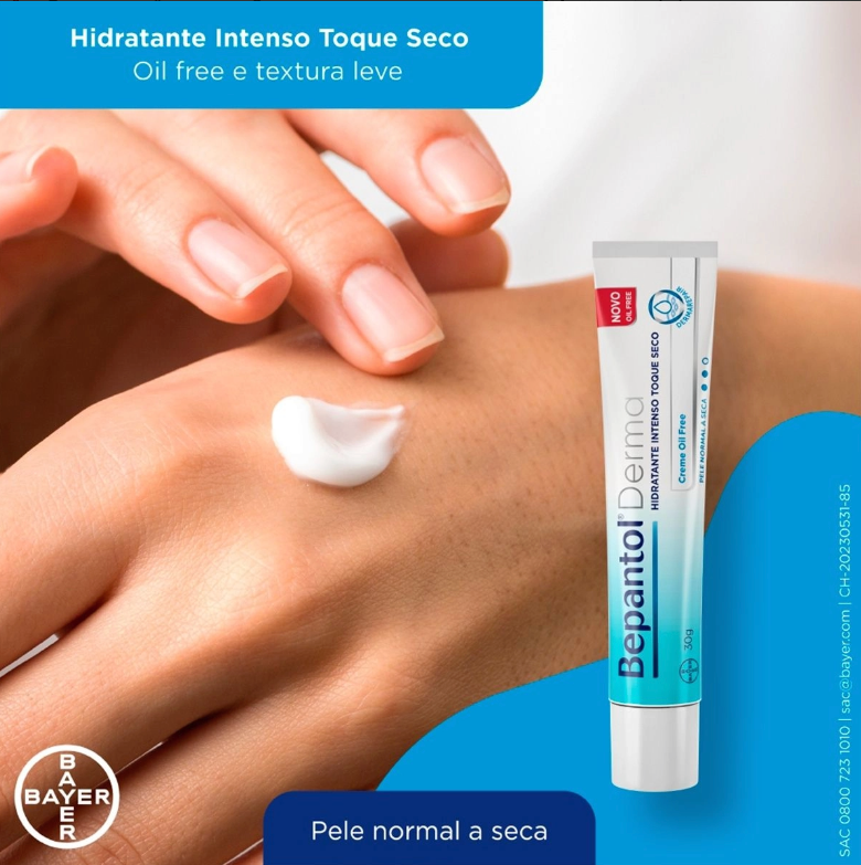 Bepantol Derma Hidratante Intenso Toque Seco Oil Free 30g