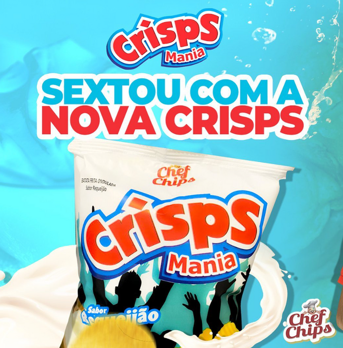 Chef Chips Batata Ondulada sabor Requeijao 60g