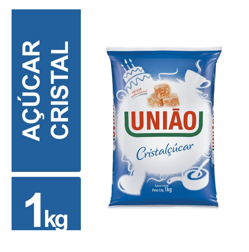 Uniao Acucar Cristal 1kg
