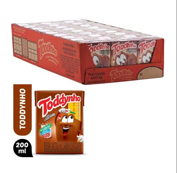 Toddynho Bebida Lactea sabor Chocolate Caixa com 27 unidades
