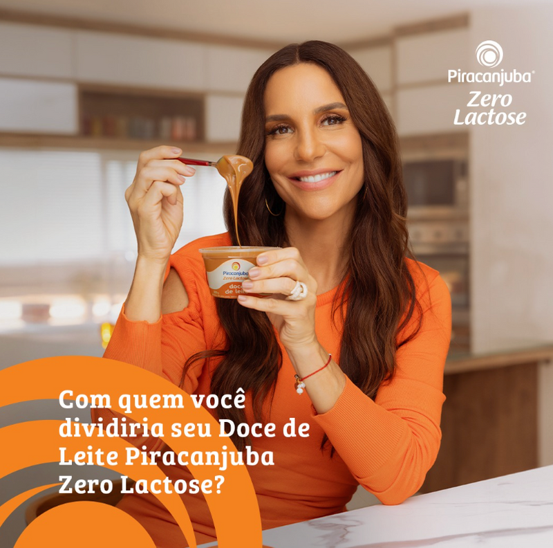 Piracanjuba Doce de Leite Zero Lactose 350g