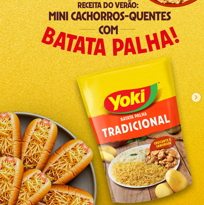 Yoki Yoki Batata Palha Tradicional 105g - Shoestring Potato Sticks Traditio ...
