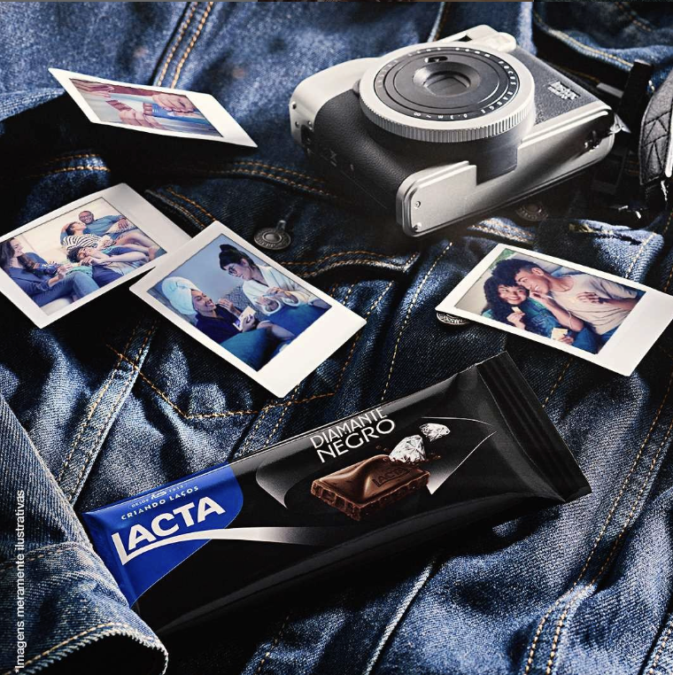 Lacta Barra Diamante Negro 80g