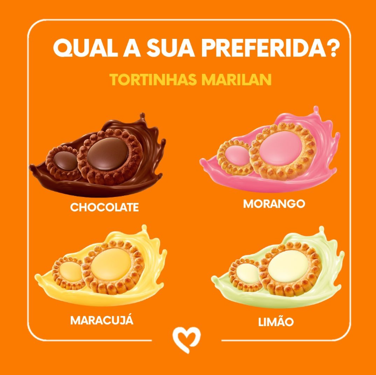 Marilan Tortinha de Morango 140g