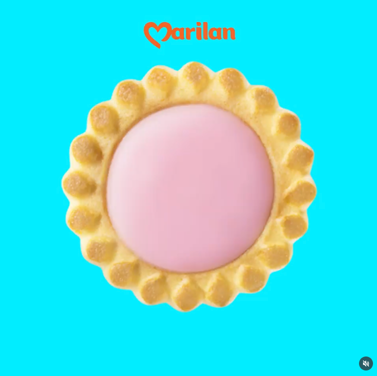 Marilan Tortinha de Morango 140g