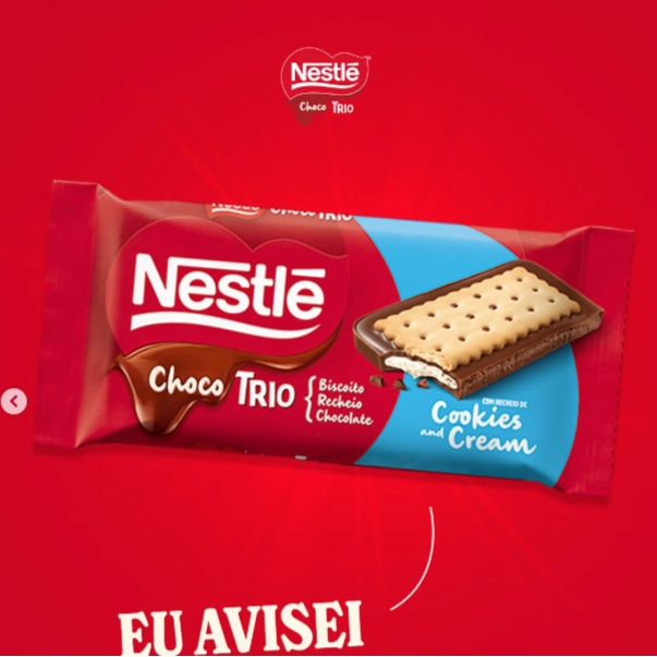 Nestle Choco Trio Coockies and Cream 90g