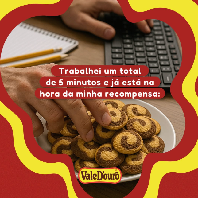 Vale D Ouro Dueto sabor Cafe com Creme Sequilhos Finos 300g