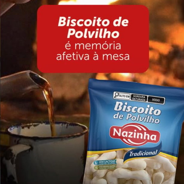 Nazinha Biscoito de Polvilho 140g