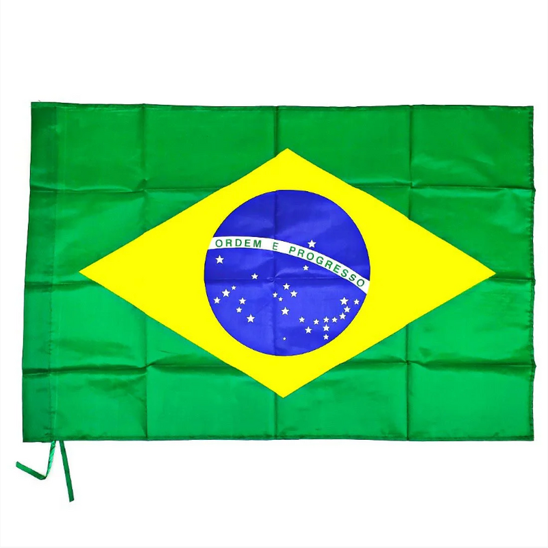Brasil Bandeira Grande Simples 3 x 5 ft
