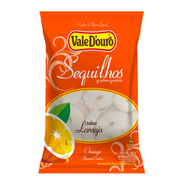 Vale D'Ouro Sequilhos sabor Laranja 350g