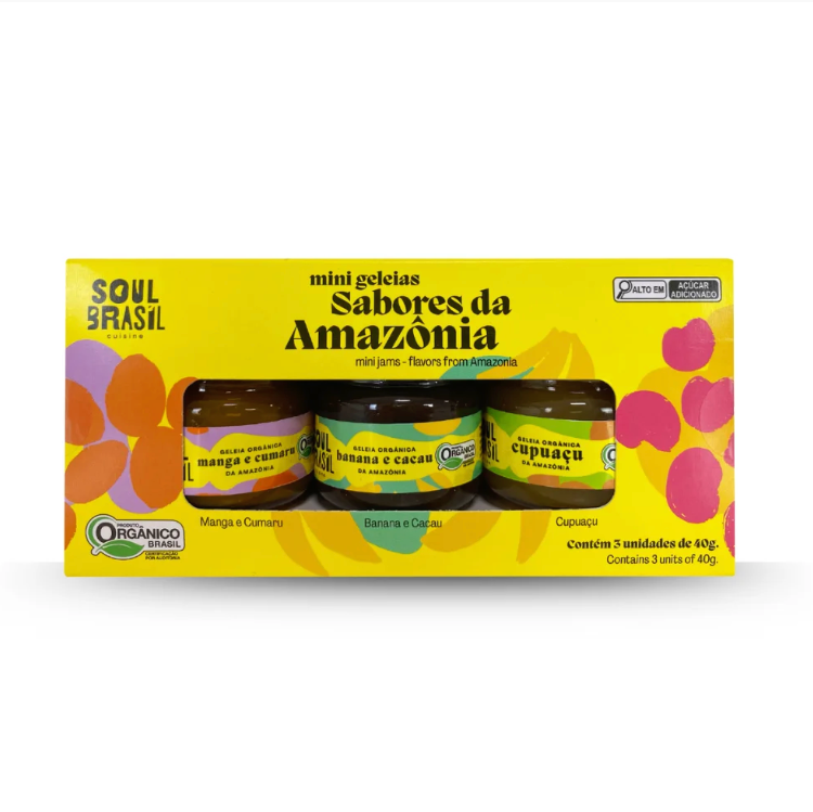 Soul Brasil Mini Jellies Amazon Flavors - 3x40g