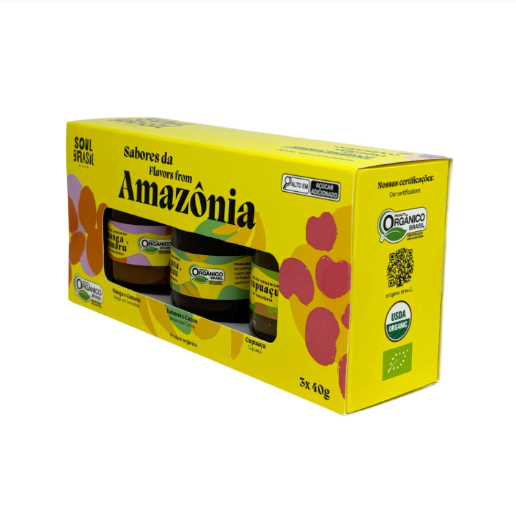Soul Brasil Mini Jellies Amazon Flavors - 3x40g