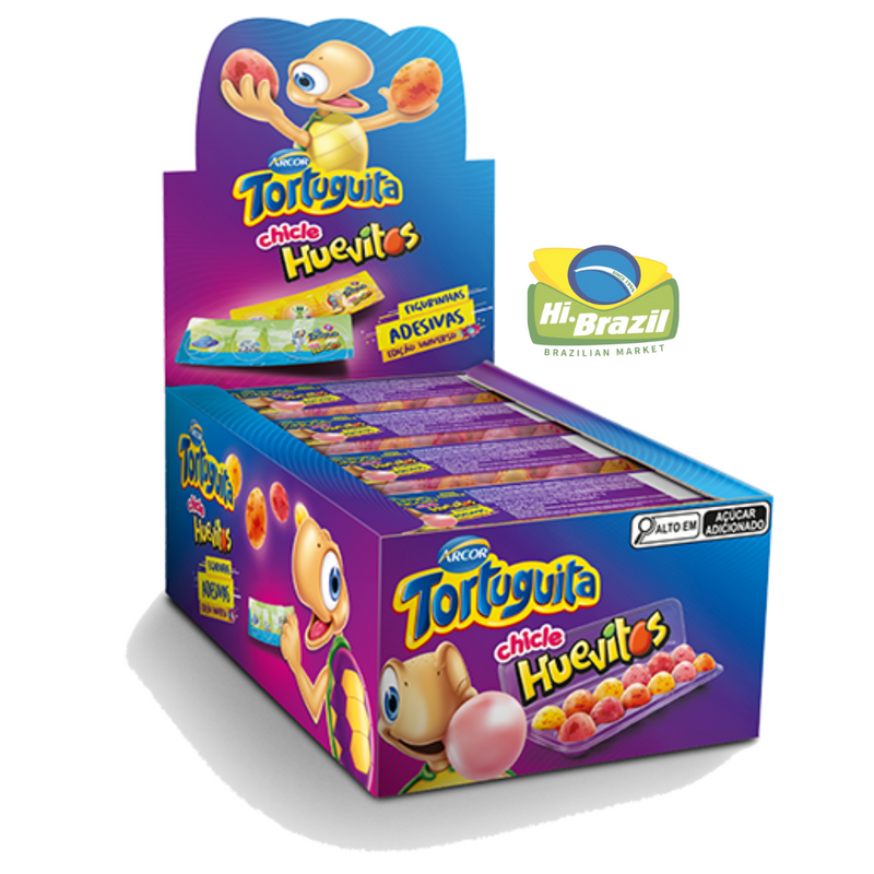 Arcor Tortuguita Chewing Gum Eggs Box