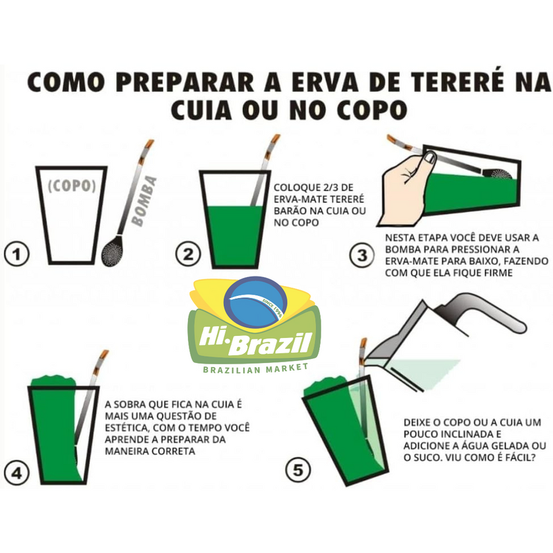 Barao Erva Mate Terere Boldo e Menta 500g