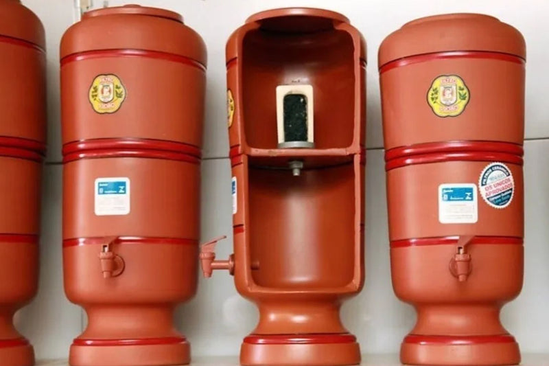 Santa Maria Filtro de Agua de Barro 6 litros com 1 velas