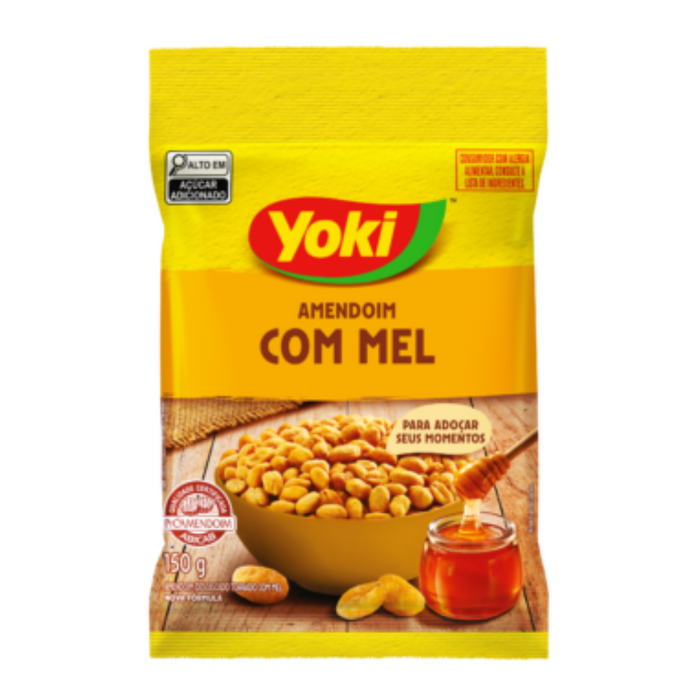 Yoki Amendoim Com Mel 150g