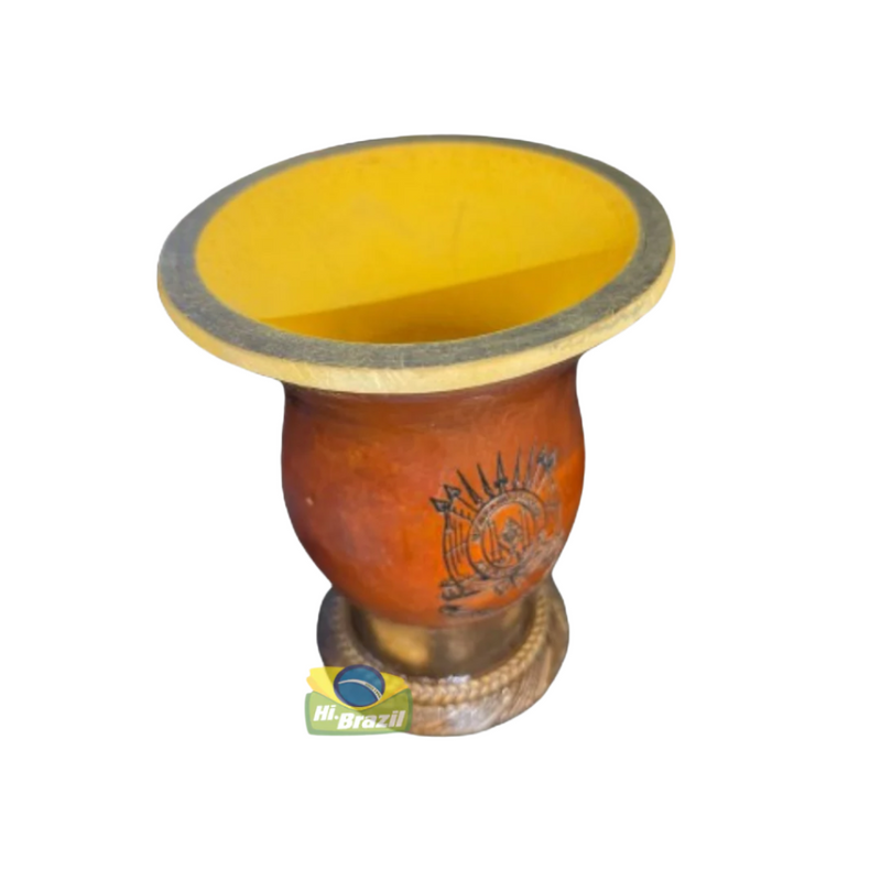 Bortonaggio Kit Cuia para Chimarrao com Bomba Personalizado Brasao