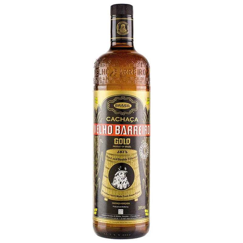 Velho Barreiro Cachaca Gold 1L