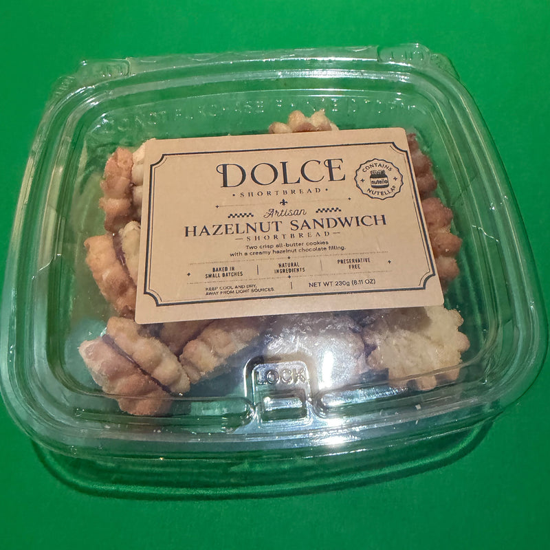 Dolce Hazelnut Filled Shortbread Cookie 230g