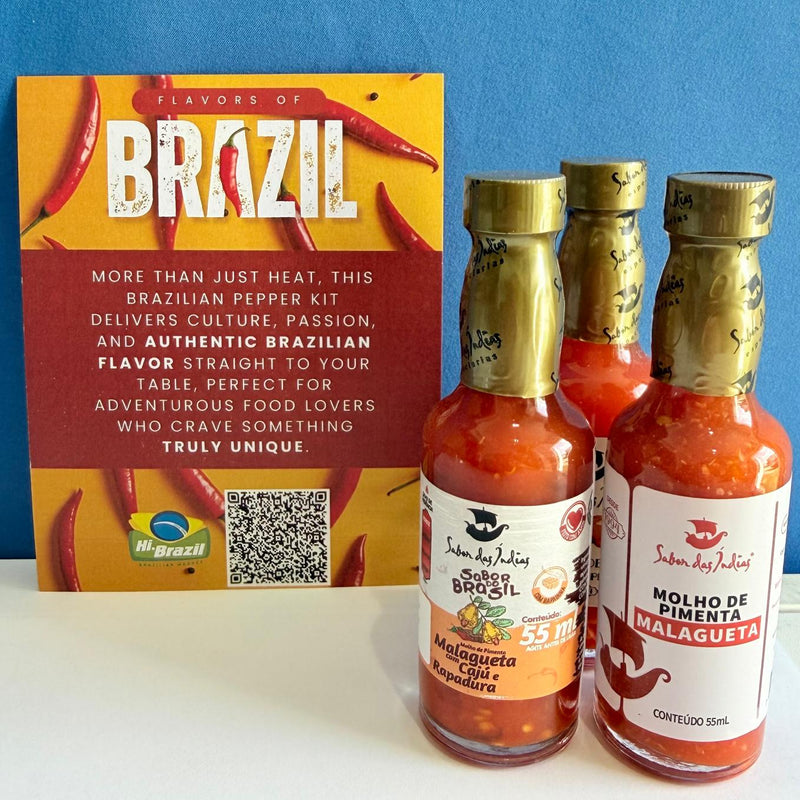 Sabor das Indias Trio Molho de Pimentas