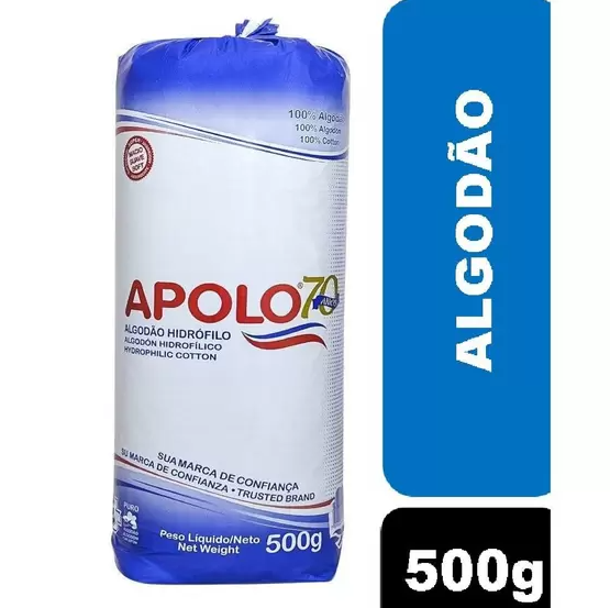 Apolo Algodao Hidrofilo 500g