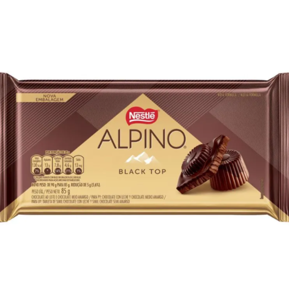 Nestle Alpino Black Top Barra 80g