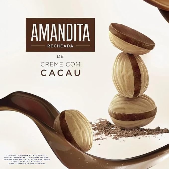 Lacta Amandita Wafer com Creme de Cacau 200g