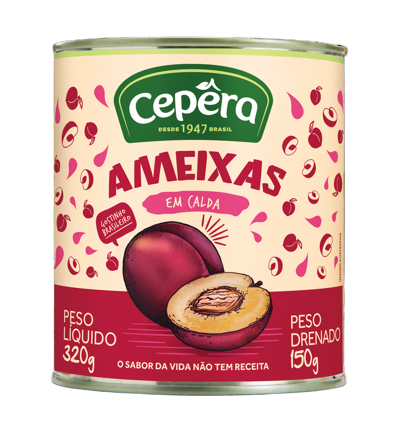 Cepera Ameixa em Calda 900g