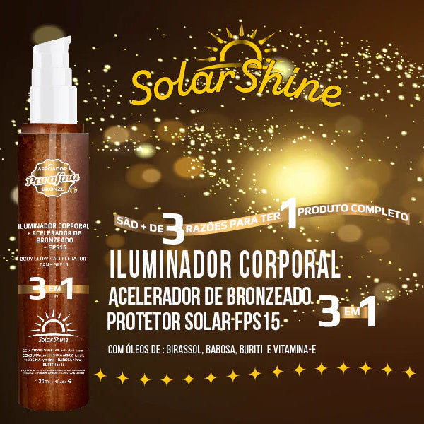 Paraffin Bronze Solar Shine 3-in-1 Glow SPF 15 120ml
