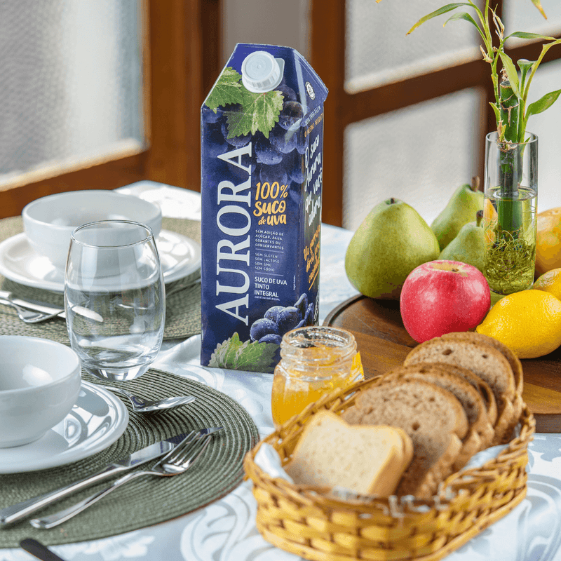 Aurora Suco de Uva Tinto Tetra Pak 1.5L