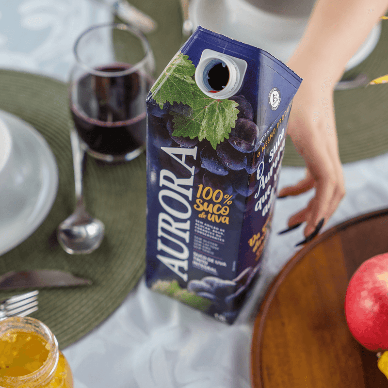 Aurora Suco de Uva Tinto Tetra Pak 1.5L