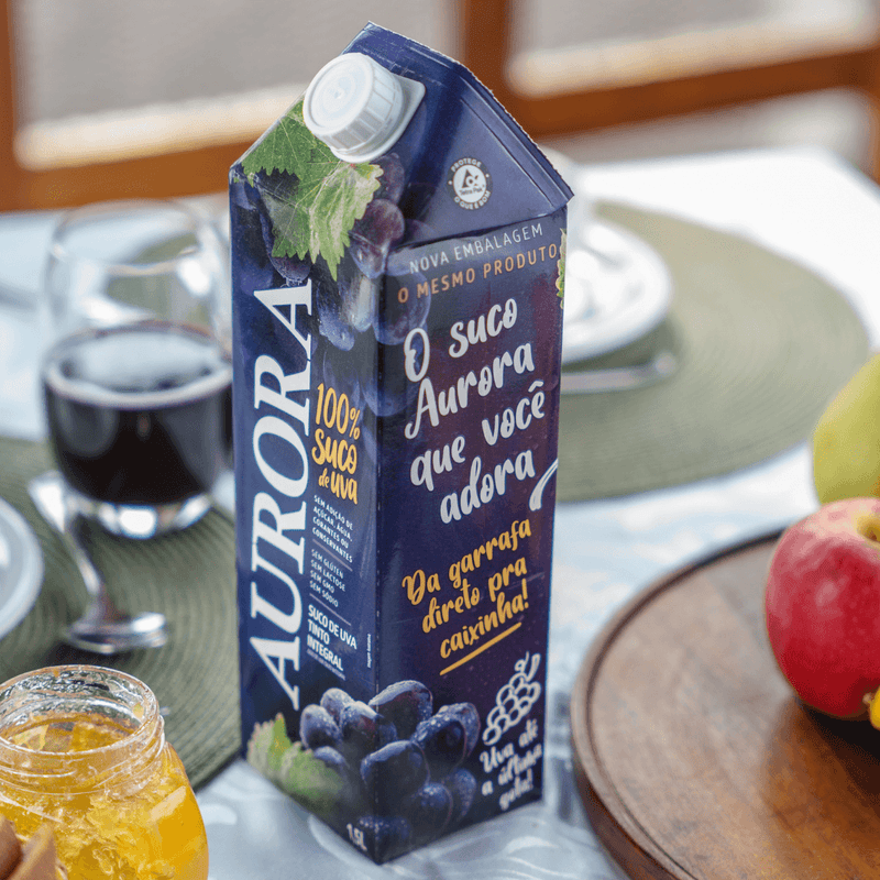 Aurora Suco de Uva Tinto Tetra Pak 1.5L