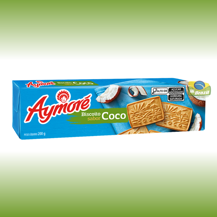 Aymore Biscoito sabor Coco 200g