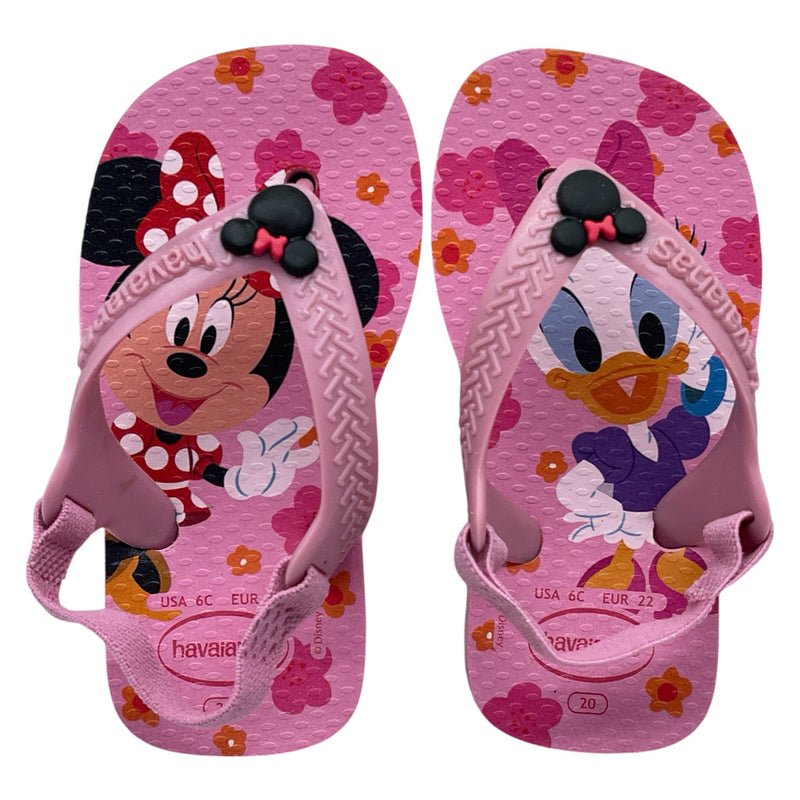 Havaianas Chinelo Baby Disney Rosa Minie e Margarida