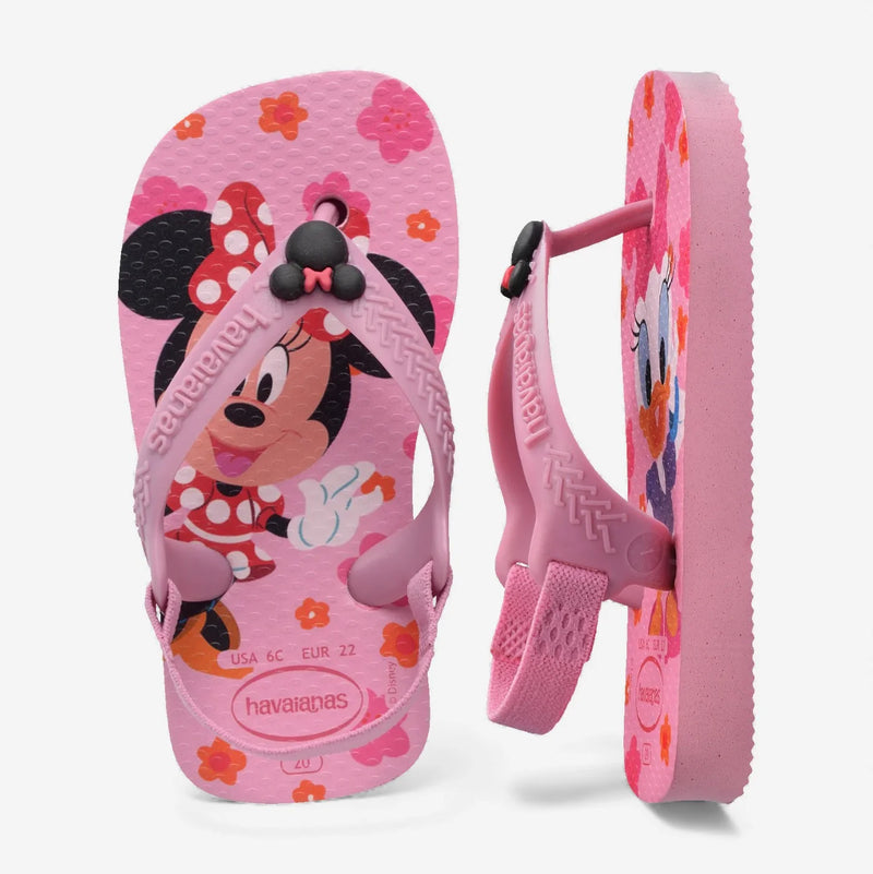 Havaianas Chinelo Baby Disney Rosa Minie e Margarida