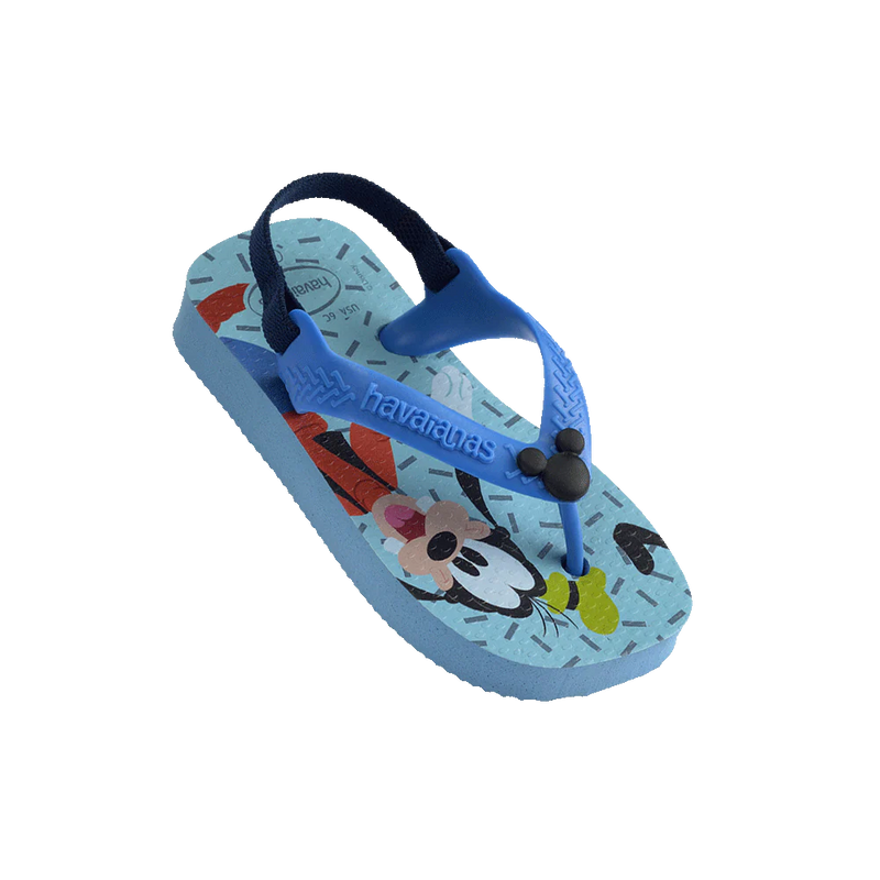 Havaianas Chinelo Baby Azul Disney Mickey e Pateta