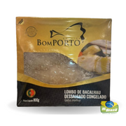 Bom Porto Lombo de Bacalhau Dessalgado Congelado 800g - Hi Brazil Market