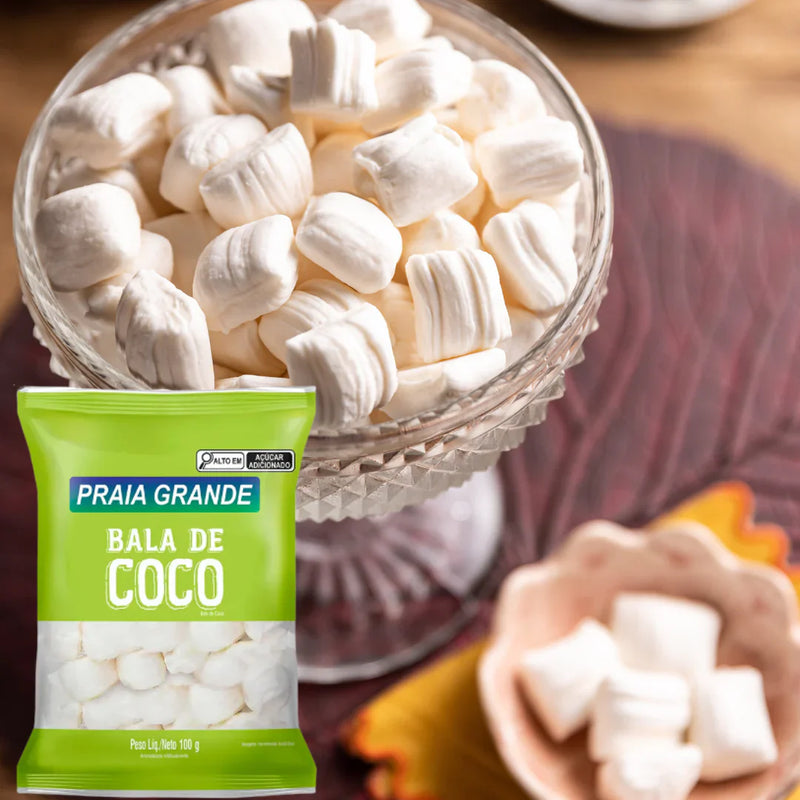 Praia Grande Coconut Candies 100g