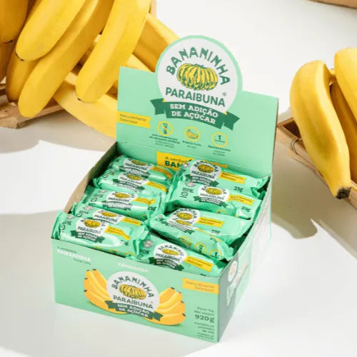 Paraibuna Bananinha Zero Acucar Caixa com 40 unidades